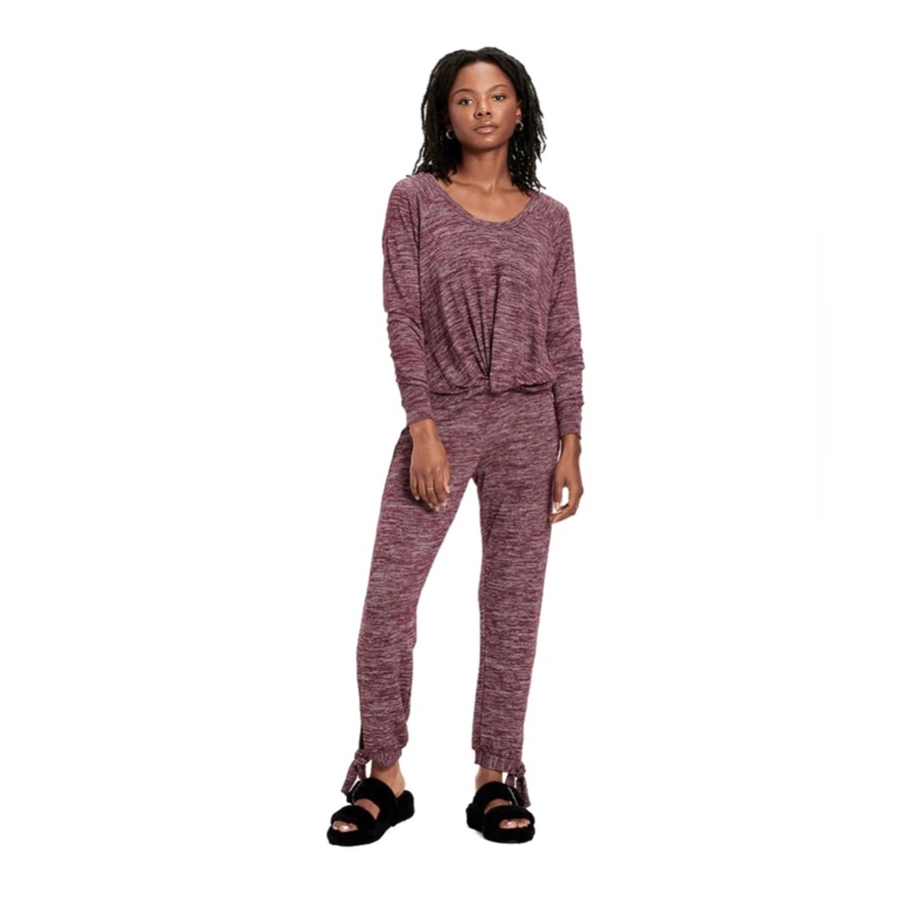 NWT - UGG Port Heather Fallon PJ Set With Side Tie